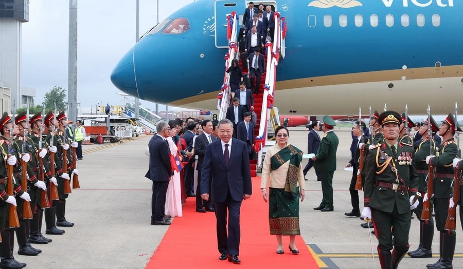 Vietnamese President To Lam begins State visit to Laos